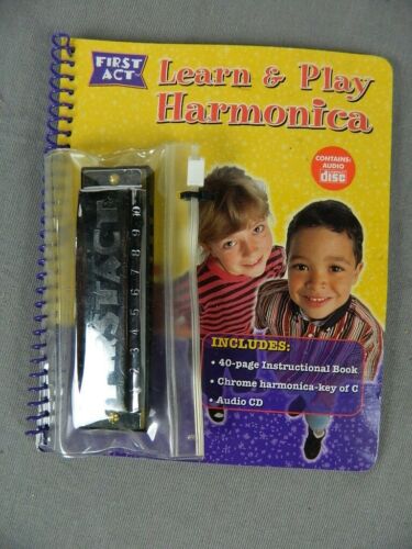 First Act Learn & Play Harmonica Book with Audio CD
