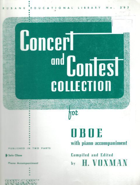 Concert and Contest Collection for Oboe (with Piano Accompaniment)