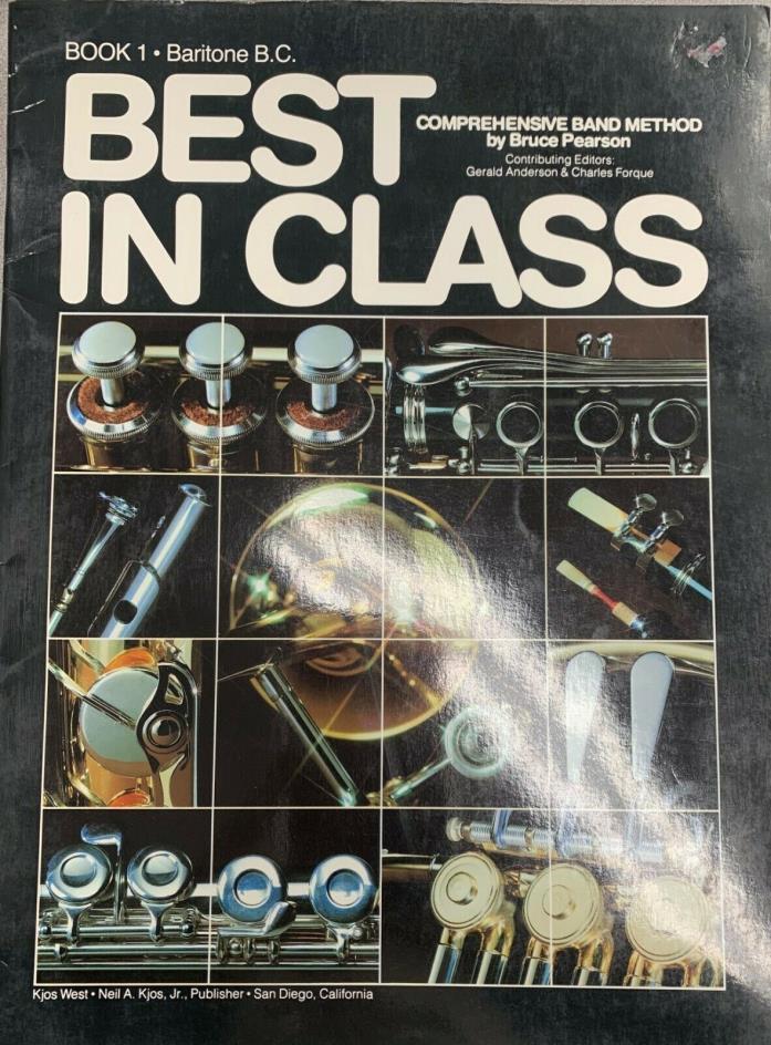 Best In Class: Baritone B.C. Books 1,  KJOS W3BC