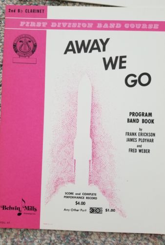 Away We Go - First Division Band Course - (1962) 2nd Bb Clarinet