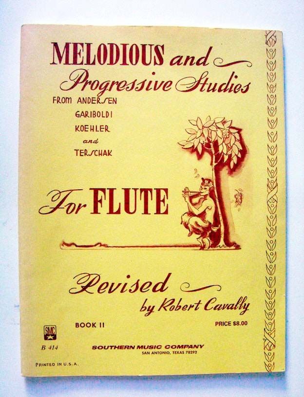Melodious Progressive Studies, Andersen, Gariboldi, Koehler & Terschak For Flute