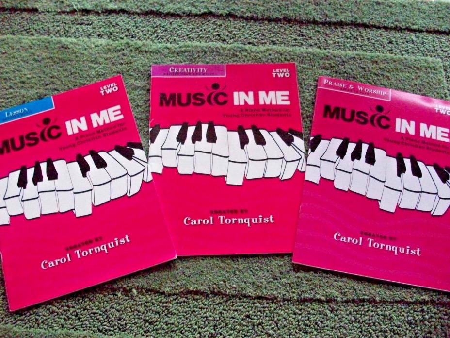 Music In Me Level Two 2 Piano Method Lesson,Creativity & Praise and Worship Book