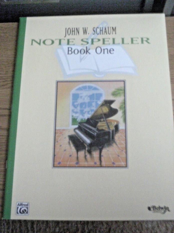 John W.Schaum Piano Course Notespeller Book One by Alfred