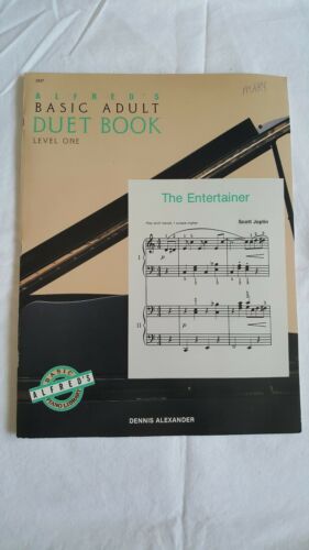 Alfred’s Basic Adult Duet Book Level One 1 Piano