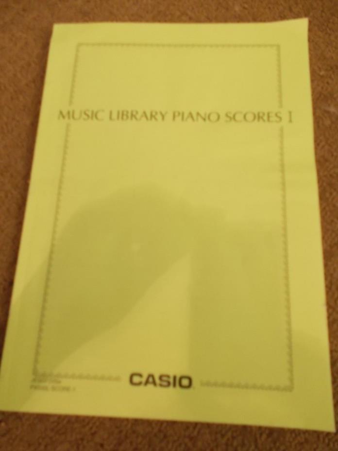 Casio Music Library Piano Scores I Book Classical Sheet Music 147 Pages