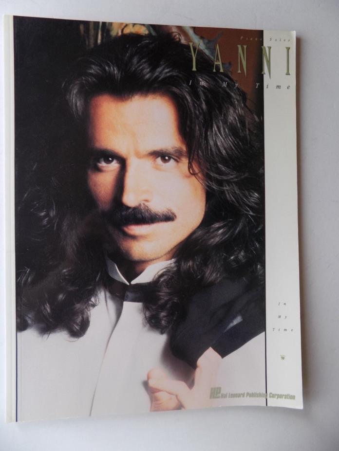 Yanni In My Time Piano Solo Sheet Music New Age Songs Hal Leonard Book