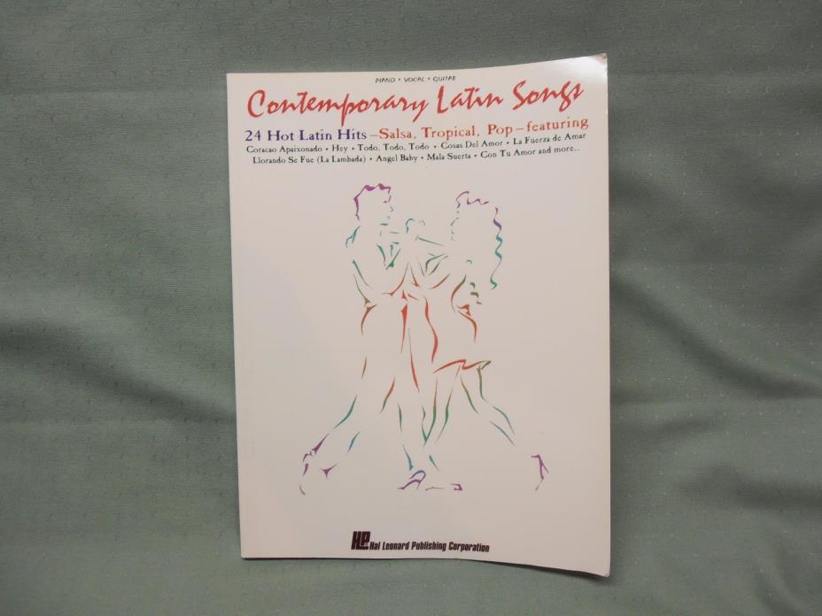 Contemporary Latin Songs by Hal Leonard Publications, 24 Songs Lyrics in Spanish