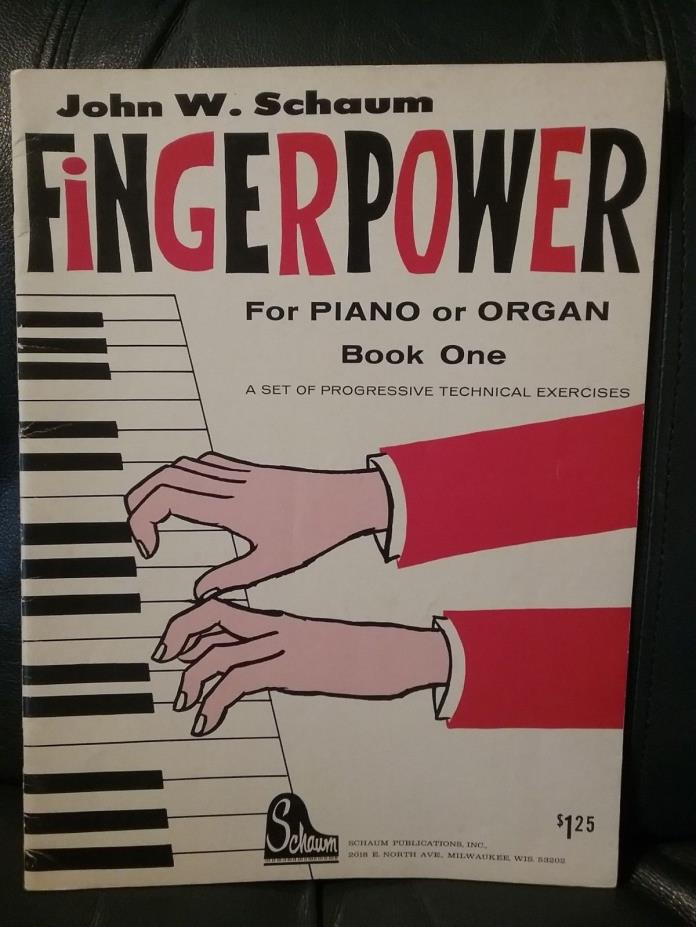 John W. Schaum Fingerpower For Piano Or Organ Book One 1963