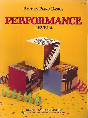 Bastien Piano Basics Performance Level 4 Book 1985 Triads Inversions Battle Hymn