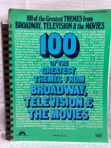 100 Of The Greatest Themes From Broadway, Television, And The Movies Piano/Vocal