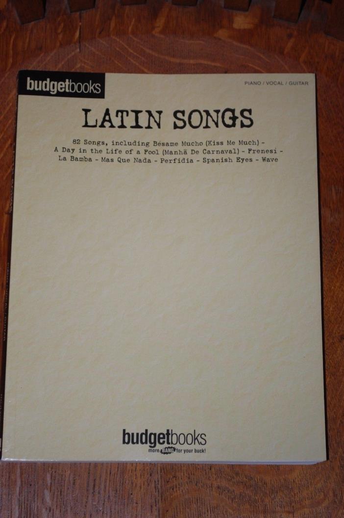 Latin Songs-Hal Leonard For Piano/Vocal/Guitar-82 Songs
