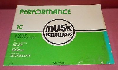 1973 PERFORMANCE MUSIC PATHWAYS 1c Paperback Music Book INSTRUCTIONAL ^