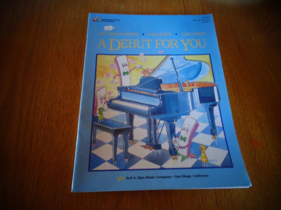 Bastien Piano Basics A Debut For You Book 2 Mid-Elementary WP266 Keyboard Music