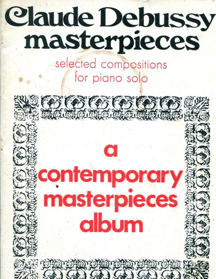 Claude Debussy A  Contemporary Masterpieces Album for Piano Solo sheet music