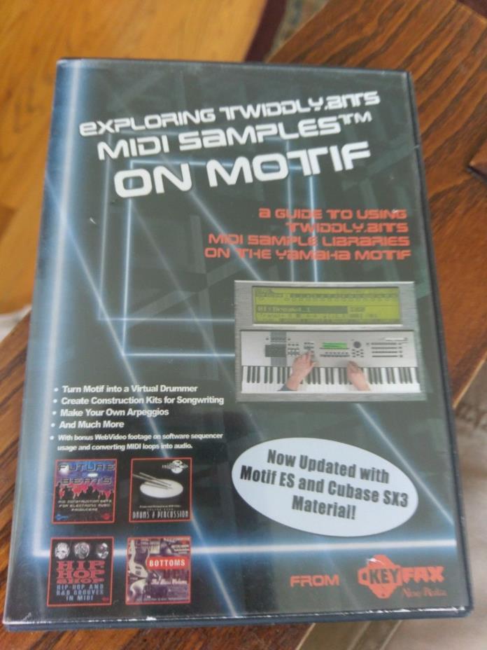 Twiddly Bits  MIDI Samples DVD for the Yamaha Motif  Keyboard Synthesizer