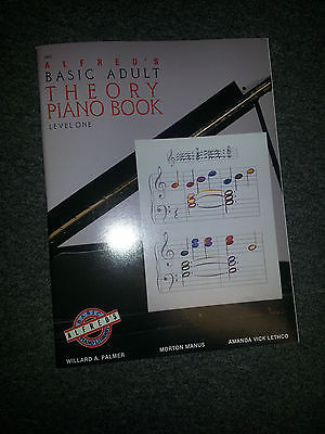 ALFRED'S BASIC ADULT THEORY PIANO BOOK LEVEL ONE