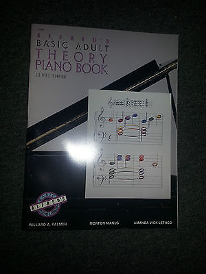 ALFRED'S BASIC ADULT THEORY PIANO BOOK LEVEL THREE