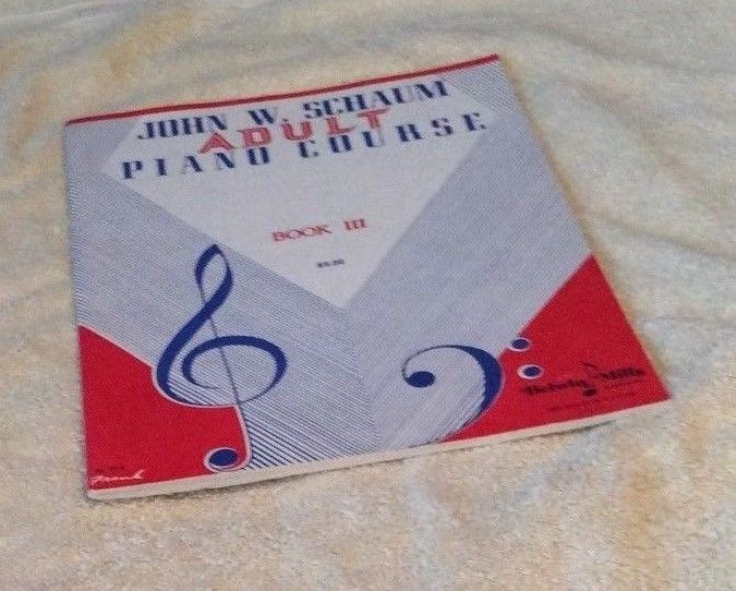 Vintage John W. Schaum ADULT PIANO COURSE BOOK III
