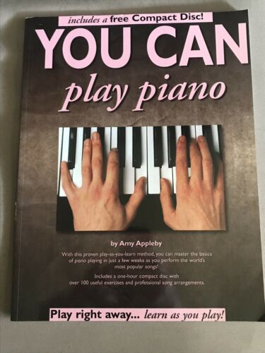 You Can Play Piano Book and CD NEW 014036516