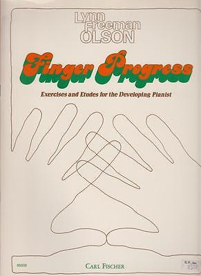 Finger Progress Exercises & Etudes for the Developing Pianst Book by Lynn Olson