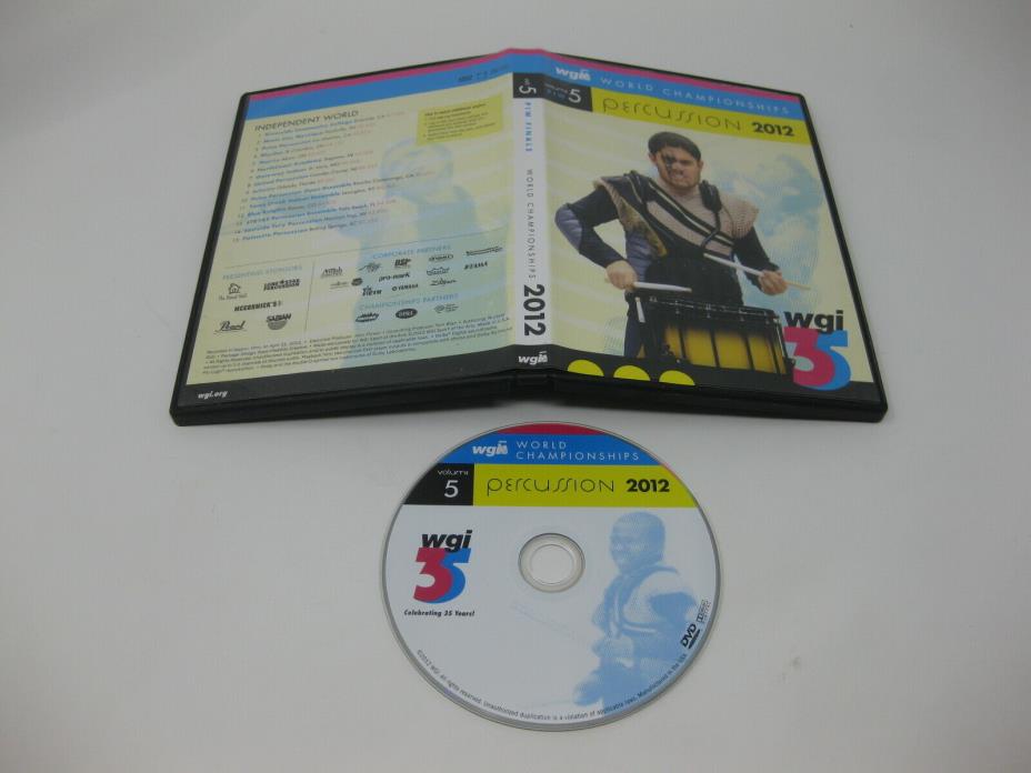 WGI 2012 World Percussion Drumline Championships Volume 5 Open DVD