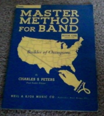 MASTER METHOD FOR BAND - DRUMS - BOOK ONE
