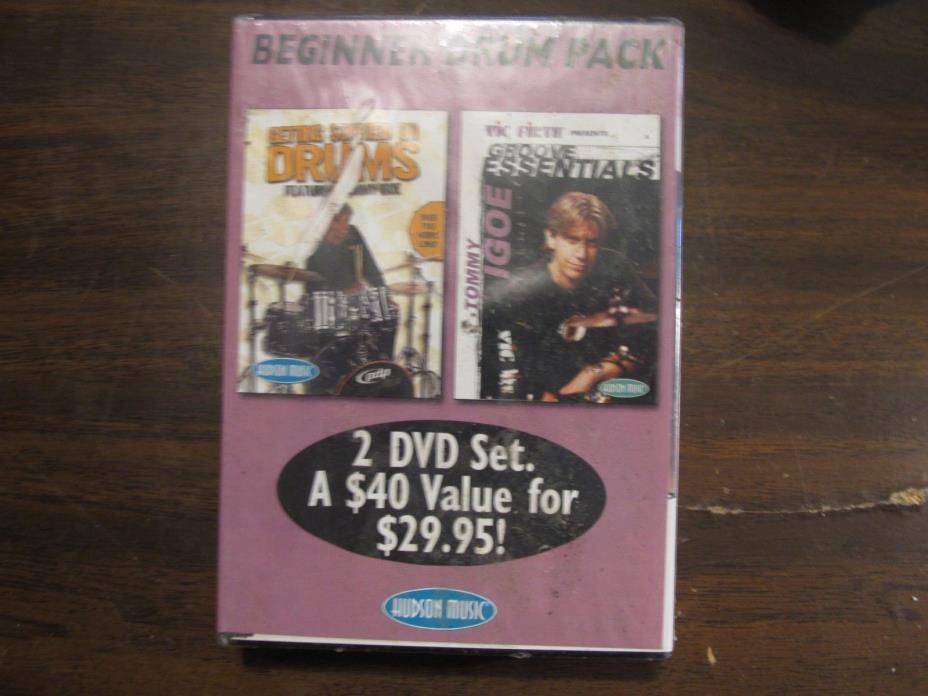 Beginner Drum Pack -  2 DVDS -- Tommy Igoe - Getting Started + Groove Essentials