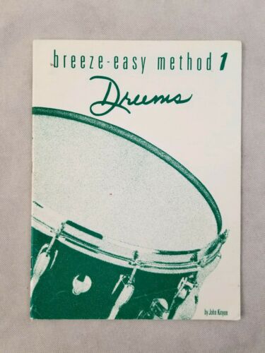 Breeze-easy Method 1 Drums John Kinyon Book Warner Bros.