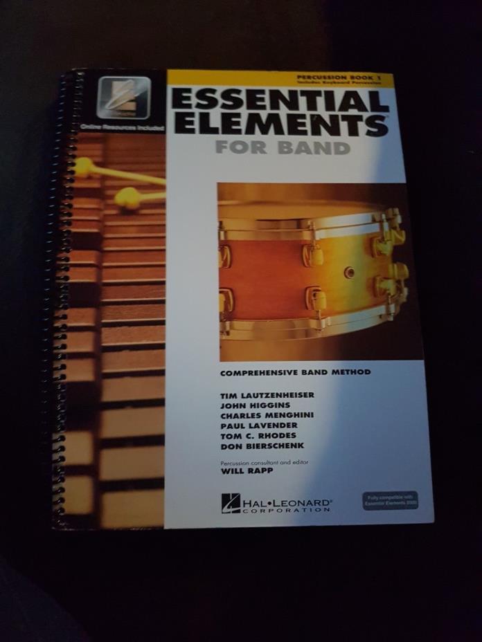 Essential Elements for Band Book 1 with EEi Percussion Keyboard Percus 000862582