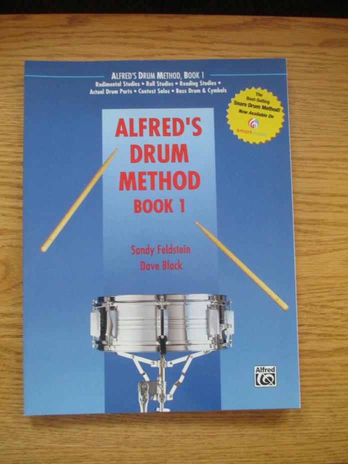 ALFRED'S DRUM METHOD BOOK 1 - STUDENT LESSON PERCUSSION BOOK