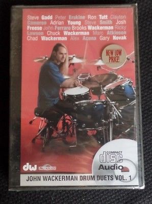 John Wackerman Drum Duets Vol. 1 Audio CD NEW