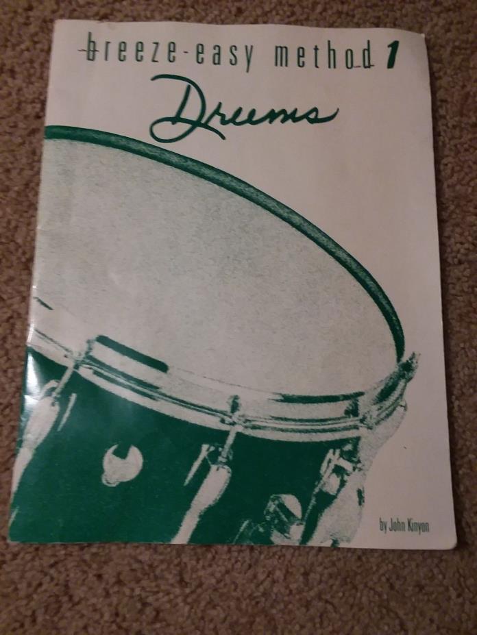 Breeze-Easy Drum Method Drum Instruction Book, USED