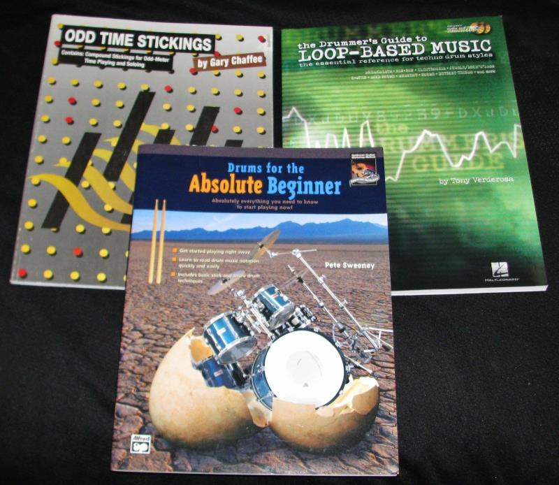 Drumming Instruction Books w/cds~ Old Time Stickings, Drummer's Loop-Based Music