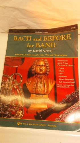 Bach And Before For Band - Mallet Percussion..FREE SHIPPING