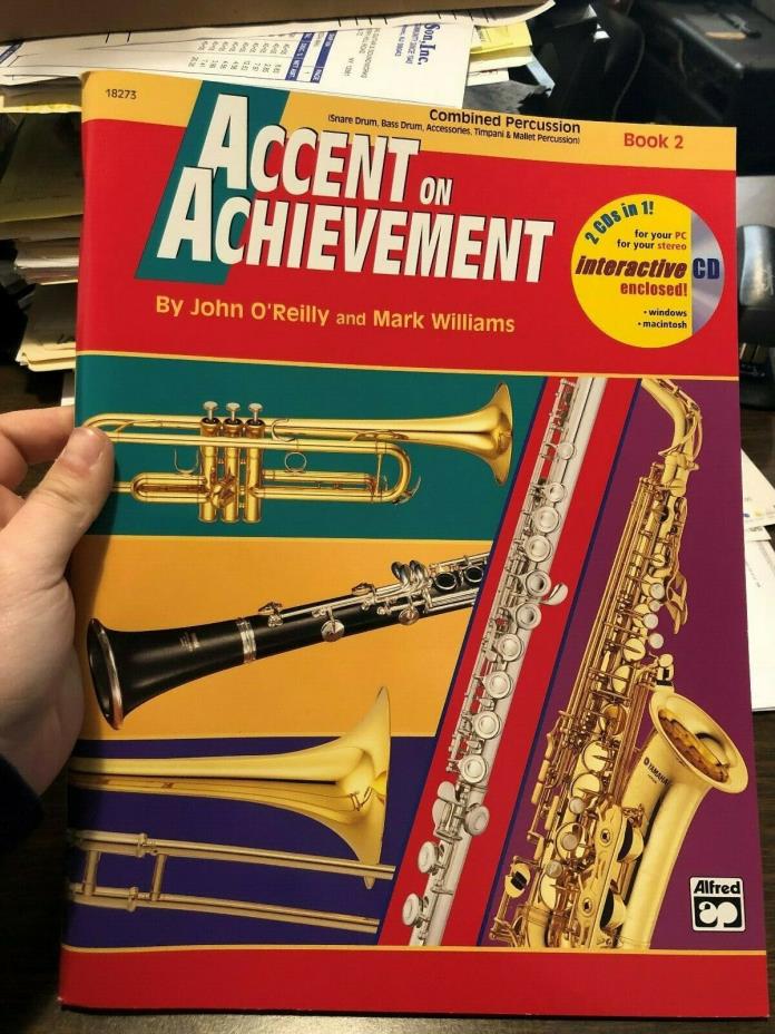 Alfred publishing #18273 - Accent on Achievement, Book 2 Combined Percussion