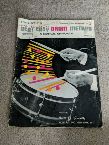 RARE Vintage Christie's Beat Easy Drum Method Part 1 A Musical Approach