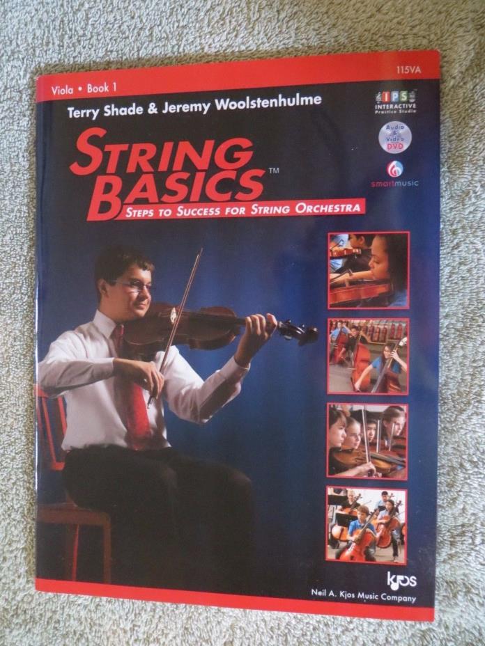 115VA String Basics Steps to Success for String Orchestra Viola Book 1 + DVD