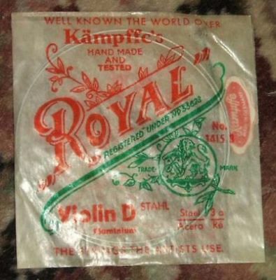 Kampffe's ROYAL Violin D String Handmade + Tested The String the Artists Use NEW