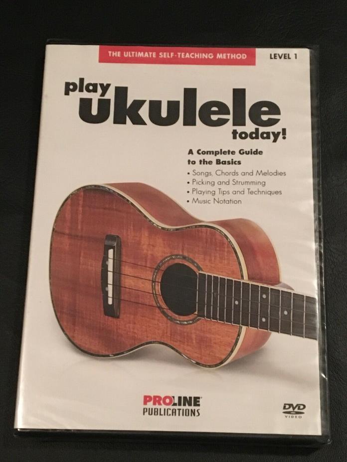 NEW Play Ukulele Today! Level 1 Self Teaching Method DVD Basic Instructional