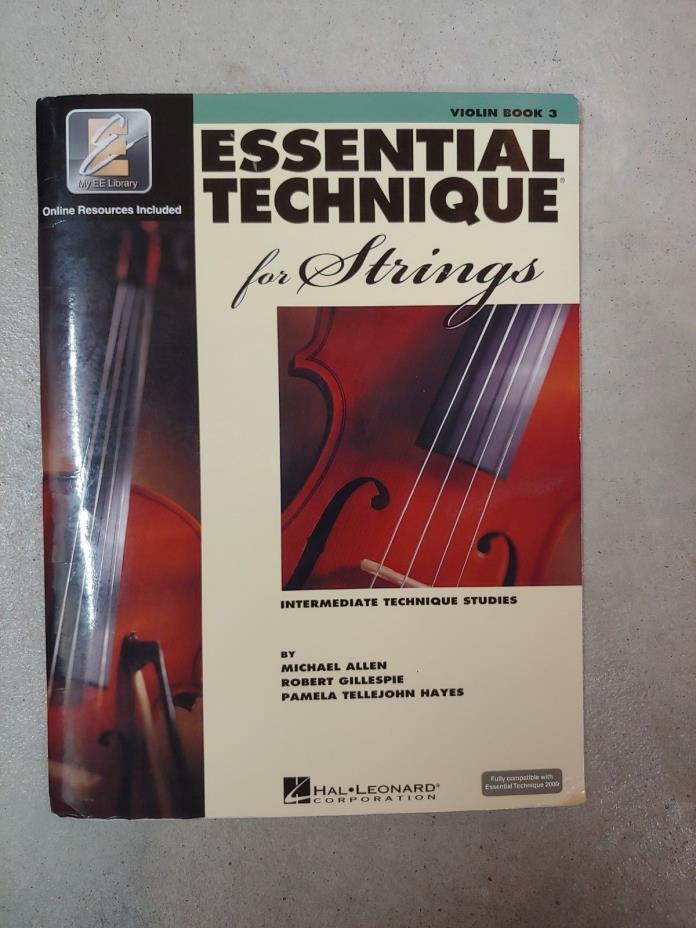 Essential Technique for Strings - Violin Book 3 with electronic media code