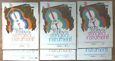 Lot 6- LEARN TO PLAY A STRINGED INSTRUMENT! Violin 2, 3  -Bass 1, 2  -Viola 1, 2