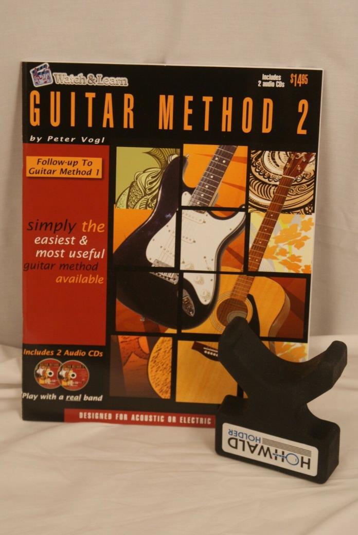 Guitar Method 2 Book/DVD/CD Peter Vogl + Axe Handler Hohwald Holder Bundle