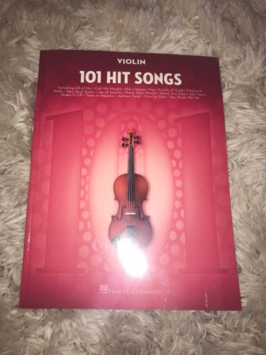 Violin 101 Hit Songs Sheet Music Book