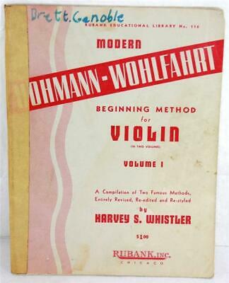 Rubank Educational Library Hohmann-Wohlfahrt Beginning Method For Violin Vol I