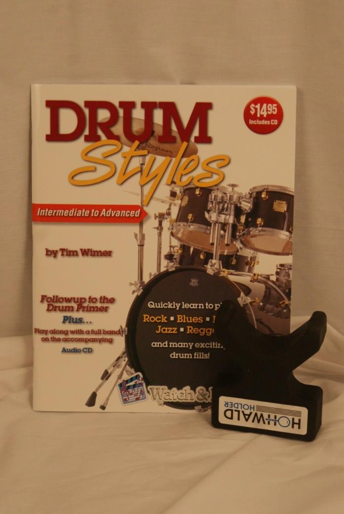 Drum Styles Book and CD+ Axe Handler Hohwald Holder Bundle Pack