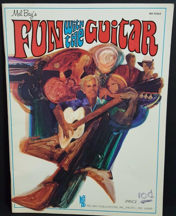 Mel Bay's FUN WITH THE GUITAR VINTAGE Instructional Book Songs, Chords & Tuning