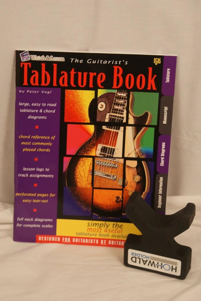 Guitarist's Tablature Book by Peter Vogl + Axe Handler Hohwald Holder Bundle