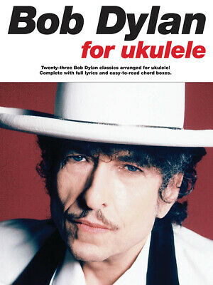 Bob Dylan for Ukulele Easy Chords & Lyrics 23 Hits Rock Songs Uke Music Book NEW