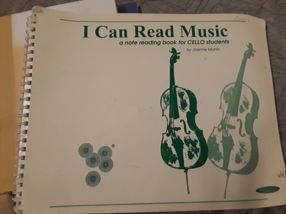 I Can Read Music a note reading book for CELLO students