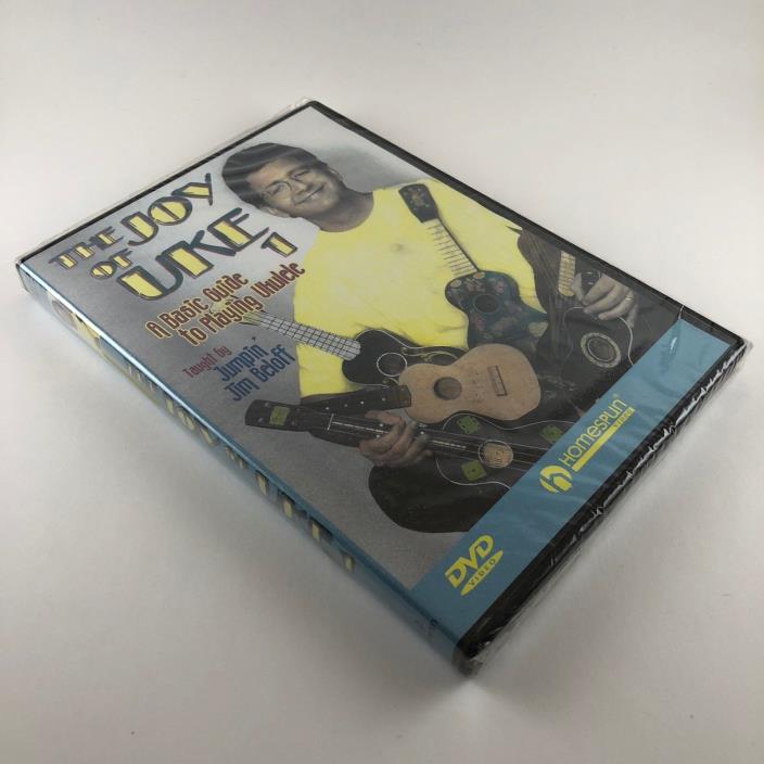 NEW The Joy of Uke Volume 1: Basic Guide to Playing Ukulele DVD Jim Beloff